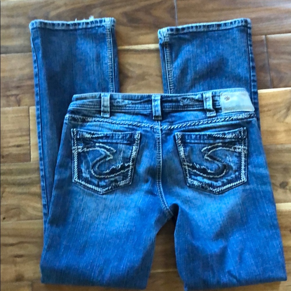 Silver jeans